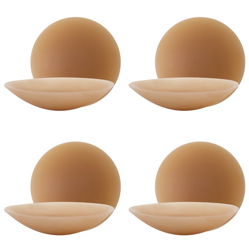 Lot de 4 Paires de Nipconfort couleur Marron Transparent